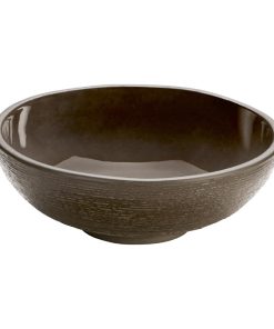 Bauscher ReNew Relief Taupe Bowls 140mm 6 Pack (JA777)