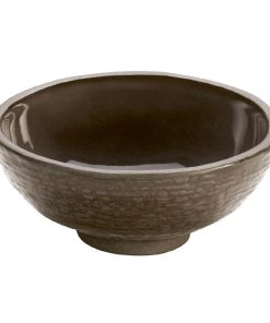 Bauscher ReNew Relief Taupe Bowls 90mm 12 Pack (JA778)