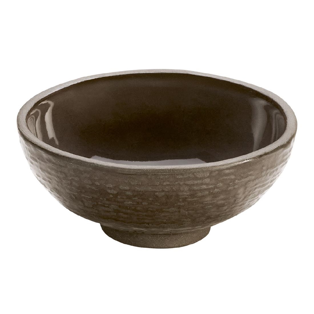 Bauscher ReNew Relief Taupe Bowls 90mm 12 Pack (JA778)