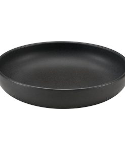 Bauscher Elements Black Bowls 220mm 6 Pack (JA782)