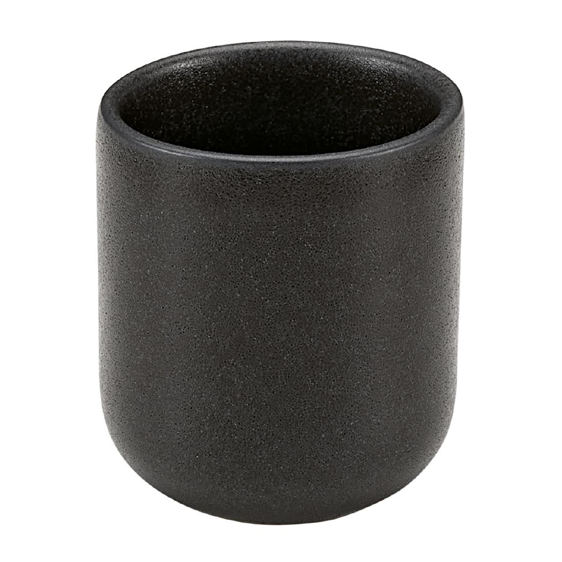 Bauscher Elements Black Espresso Cups 100ml 6 Pack (JA791)
