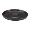 Bauscher Elements Black Saucers 120mm 6 Pack (JA792)