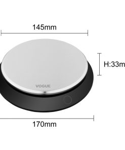 Vogue Digital Round Scale Black 5kg (JM629)