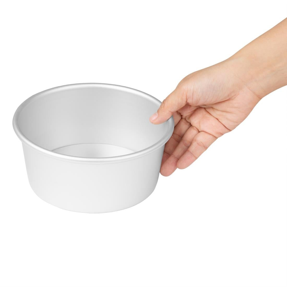 Vogue Aluminium Cake Tin with Removable Base 170mm (JM810)