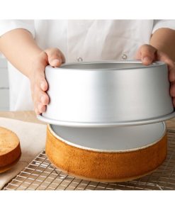Vogue Aluminium Cake Tin with Removable Base 170mm (JM810)