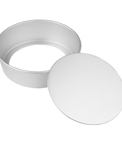 Vogue Aluminium Cake Tin with Removable Base 270mm (JM812)