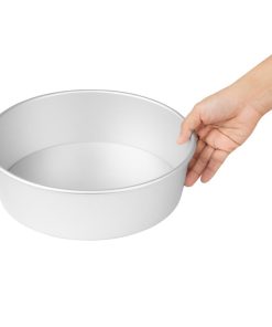 Vogue Aluminium Cake Tin with Removable Base 270mm (JM812)