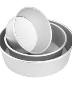 Vogue Aluminium Cake Tin with Removable Base 270mm (JM812)