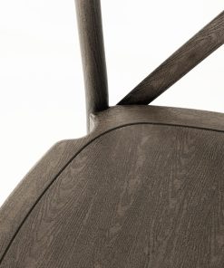 Bolero Manhattan Cross Back Chairs Chestnut Wood Effect 4 Pack (JN380)