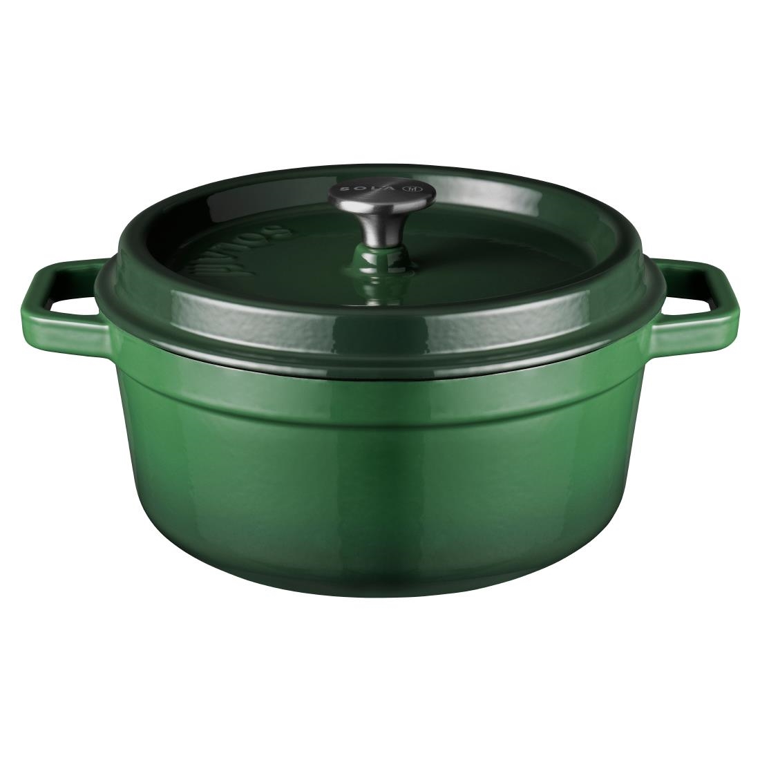 Churchill Cast Iron Dish Green 28cm (JP516)