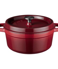 Churchill Cast Iron Dish Red 24cm (JP517)