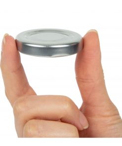Artis Caps for Mini Milk Bottles Silver 20 Pack (JP783)