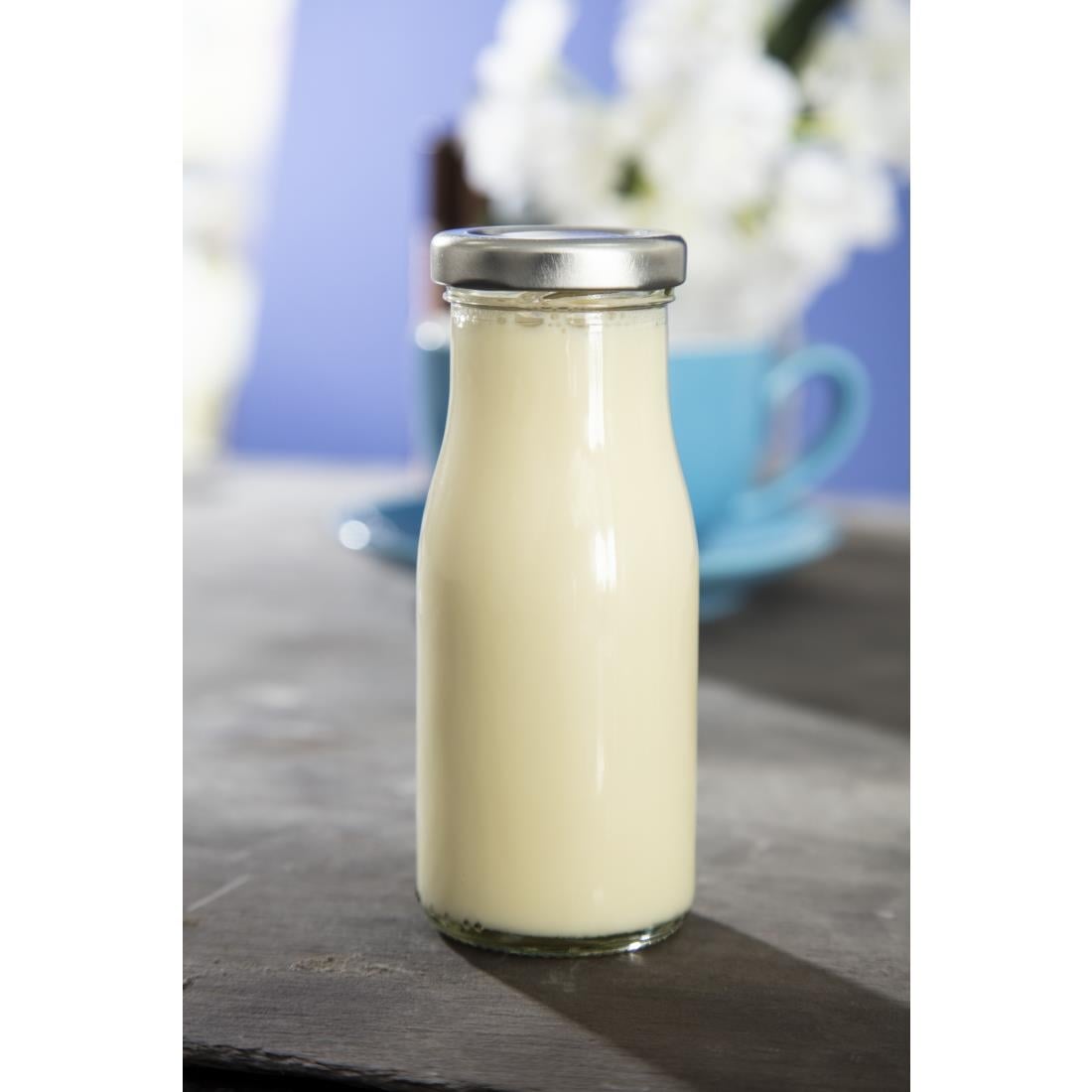 Artis Caps for Mini Milk Bottles Silver 20 Pack (JP783)