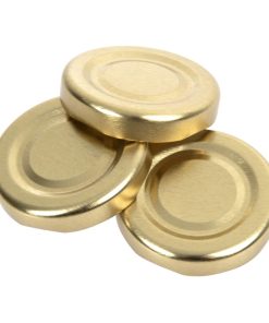 Artis Caps for Mini Milk Bottles Gold 20 Pack (JP784)