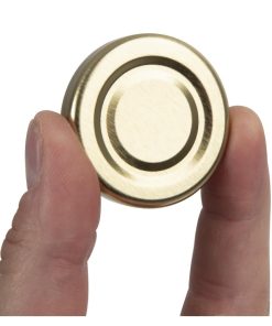 Artis Caps for Mini Milk Bottles Gold 20 Pack (JP784)
