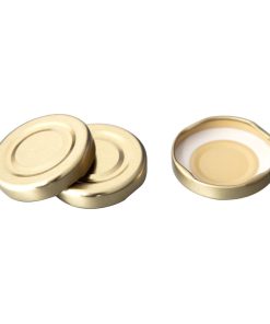Artis Caps for Mini Milk Bottles Gold 20 Pack (JP784)