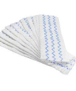 Rubbermaid HYGEN Disposable Microfibre Mop Pads Blue 150 Pack (JP877)