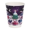 Vegware Double Wall 2026 Festive Cups 225ml 500 Pack (JP887)