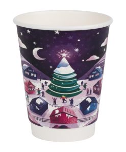 Vegware Double Wall 2026 Festive Cups 225ml 500 Pack (JP887)