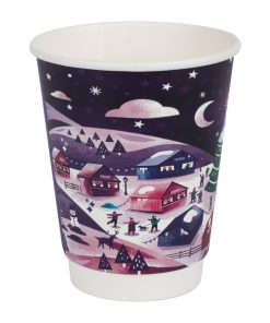 Vegware Double Wall 2026 Festive Cups 225ml 500 Pack (JP887)