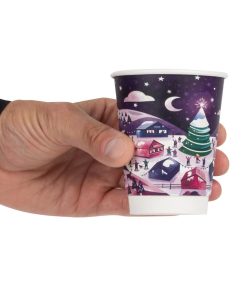Vegware Double Wall 2026 Festive Cups 225ml 500 Pack (JP887)