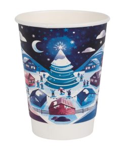 Vegware Double Wall 2026 Festive Cups 340ml 500 Pack (JP888)