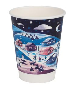 Vegware Double Wall 2026 Festive Cups 340ml 500 Pack (JP888)