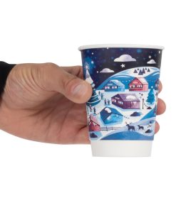 Vegware Double Wall 2026 Festive Cups 340ml 500 Pack (JP888)