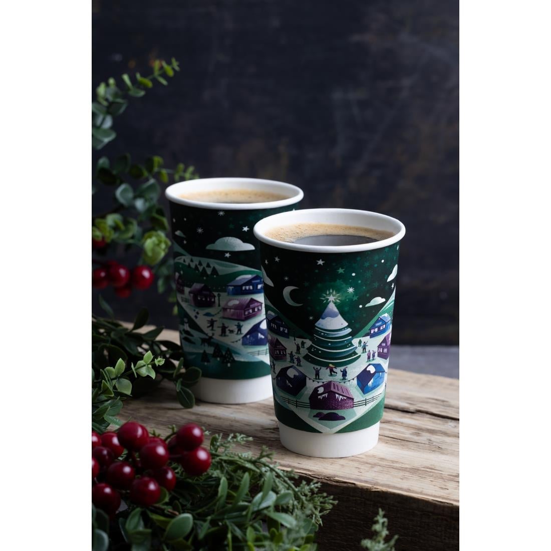 Vegware Double Wall 2026 Festive Cups 455ml 400 Pack (JP889)