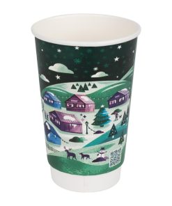 Vegware Double Wall 2026 Festive Cups 455ml 400 Pack (JP889)