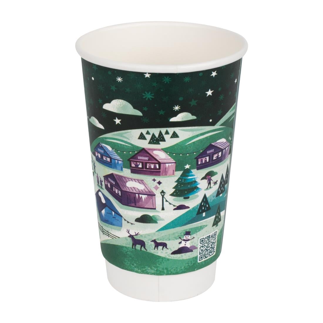 Vegware Double Wall 2026 Festive Cups 455ml 400 Pack (JP889)