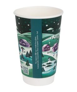Vegware Double Wall 2026 Festive Cups 455ml 400 Pack (JP889)