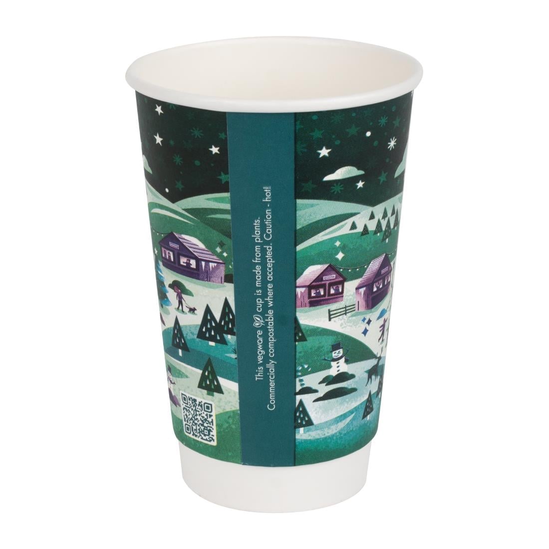Vegware Double Wall 2026 Festive Cups 455ml 400 Pack (JP889)