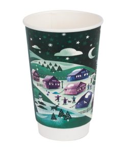 Vegware Double Wall 2026 Festive Cups 455ml 400 Pack (JP889)