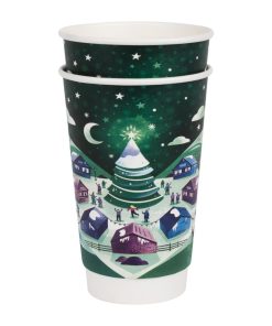 Vegware Double Wall 2026 Festive Cups 455ml 400 Pack (JP889)