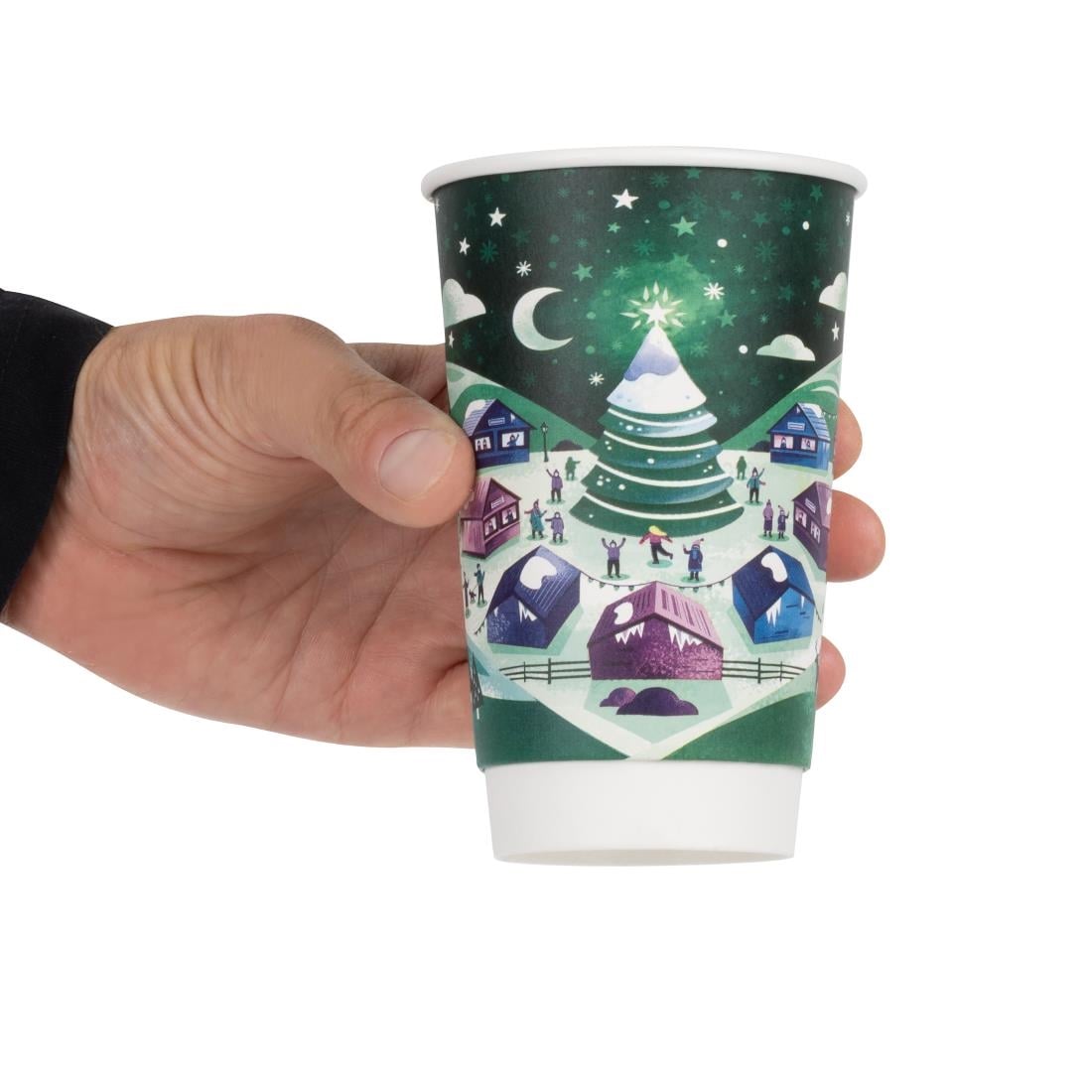 Vegware Double Wall 2026 Festive Cups 455ml 400 Pack (JP889)