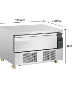 Polar U-Series Single Drawer Dual Temperature Counter Fridge 2xGN (UA096)