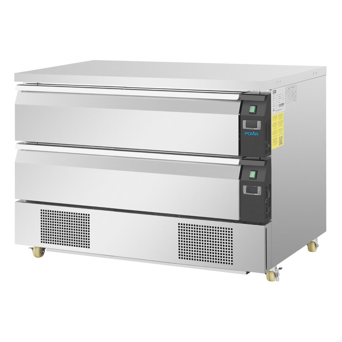 Polar U-Series Double Drawer Dual Temperature Counter Fridge 6xGN (UA099)