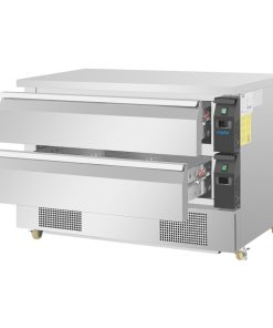Polar U-Series Double Drawer Dual Temperature Counter Fridge 6xGN (UA099)