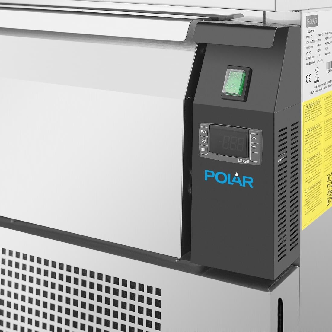 Polar U-Series Double Drawer Dual Temperature Counter Fridge 6xGN (UA099)