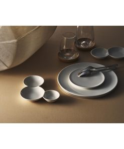Steelite Rene Ozorio White Album Round Trays 240mm 12 Pack (VV4724)