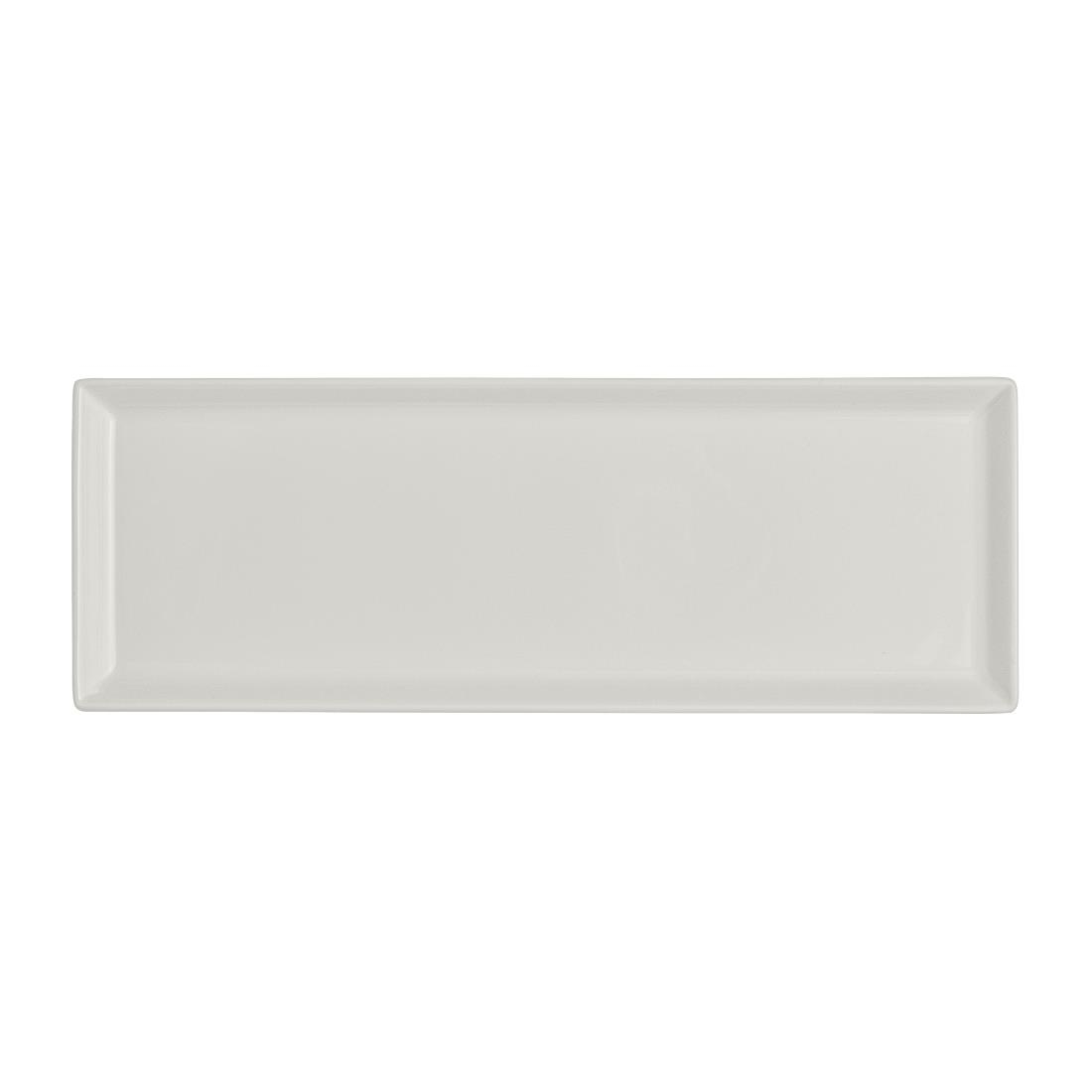 Steelite Rene Ozorio White Album Rectangular Trays 284x102.5mm 12 Pack (VV4735)