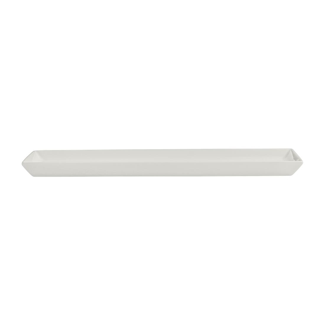 Steelite Rene Ozorio White Album Rectangular Trays 284x102.5mm 12 Pack (VV4735)