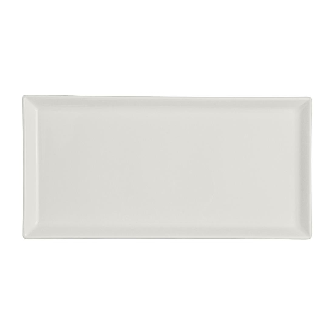 Steelite Rene Ozorio White Album Rectangular Trays 238x117.5mm 12 Pack (VV4736)