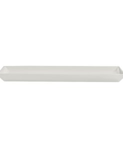 Steelite Rene Ozorio White Album Rectangular Trays 238x117.5mm 12 Pack (VV4736)