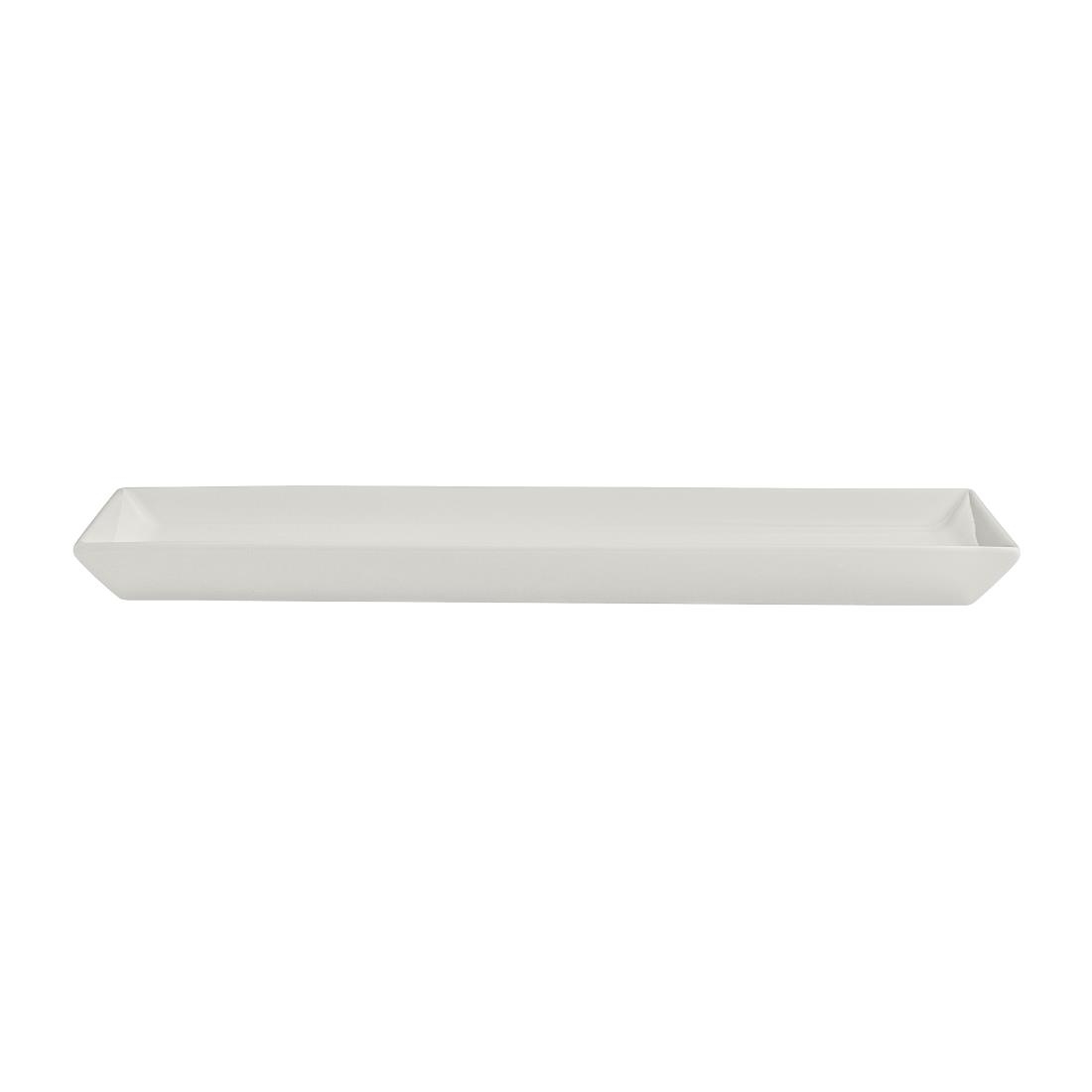Steelite Rene Ozorio White Album Rectangular Trays 238x117.5mm 12 Pack (VV4736)